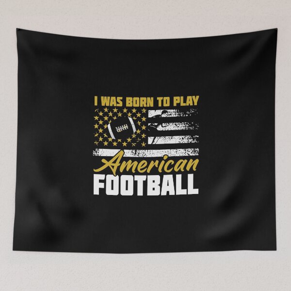 Item preview, Football lover : American Football player Quote  designed and sold by sweary12.