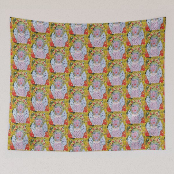 Item preview, Angel Wearing Scarf designed and sold by BeaOutsiderArt.