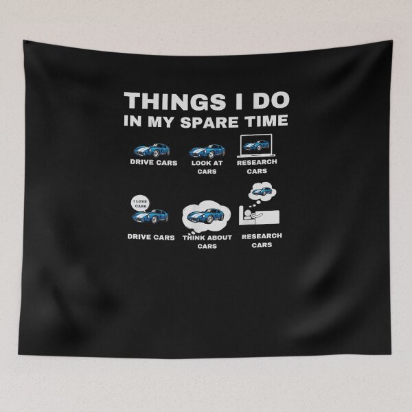 Item preview, Things I do in my spare time car, car lover, funny Car Lover  designed and sold by M7MED12.