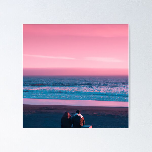 Quadro in vetro - Romantic Sunset By The Sea - Orizzontale 2:3