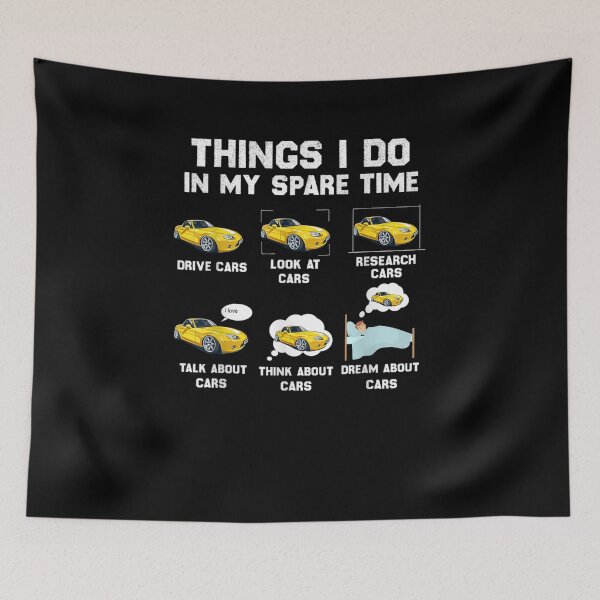 Item preview, Things I do in my spare time car, car lover, funny Car Lover  designed and sold by M7MED12.