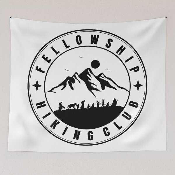 Item preview, Hiking club meme designed and sold by Khenzlerya.