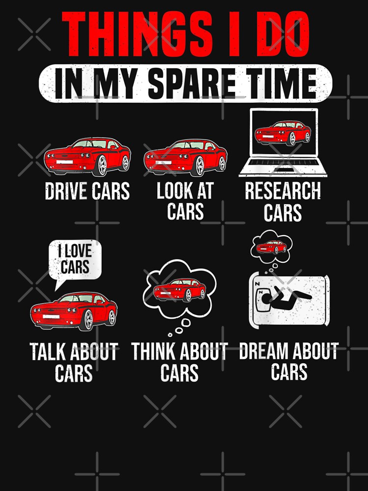 Things I Do In My Spare Time Car | Sticker