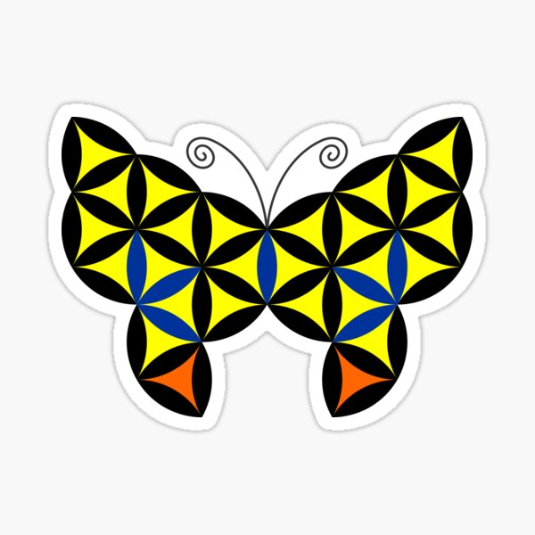 Butterfly of Life  02 Sticker