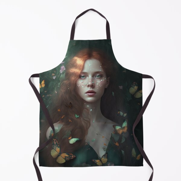 Item preview, Red Headed Woman in a Butterfly World designed and sold by Juliascutecornr.
