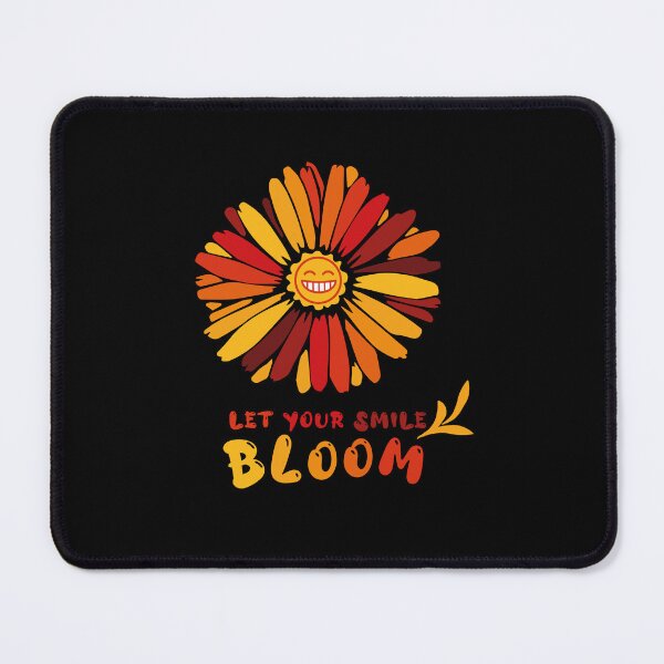 Item preview, Let Your Smile Bloom, Colorful, Funny, Floral Patterns,  designed and sold by saimzgraphics.