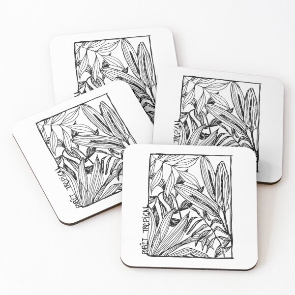 Item preview, Retro tropical forest illustration designed and sold by s-flo-art.