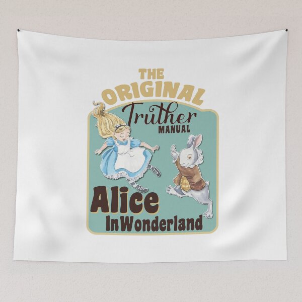 Item preview, Alice  and the White Rabbit - The Original Truther Manual designed and sold by TaraGbear.