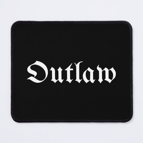 Item preview, Outlaw lettering biker rocker motorcycle designed and sold by Bearded-Viking.