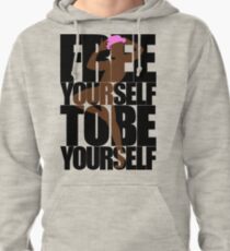 Free Yourself Fabulous Man Pullover Hoodie