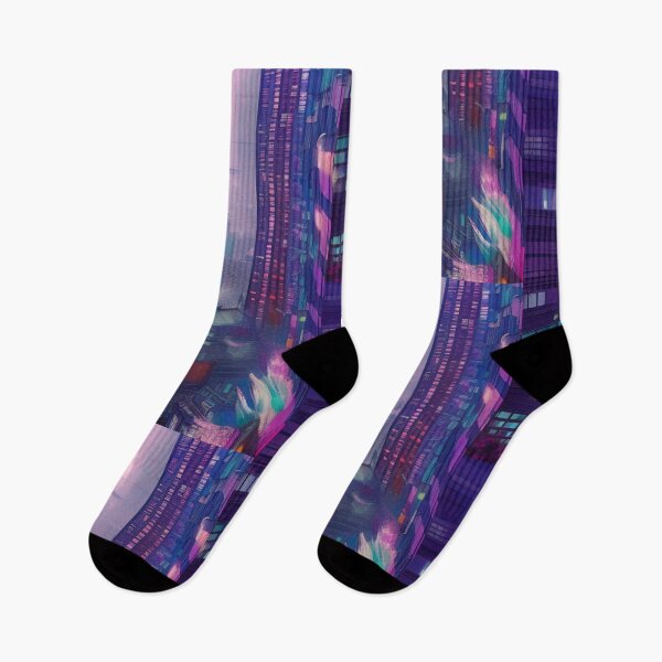 Item preview, The Neon Cyber City. designed and sold by SHALOXX.