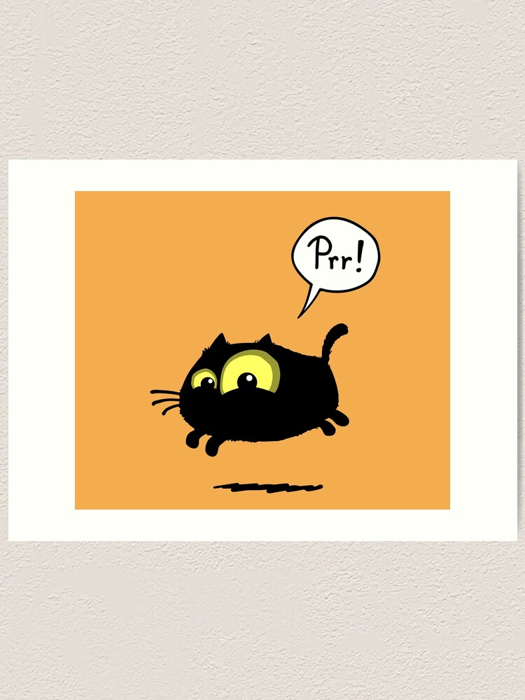 Alternate view of Prr! Art Print