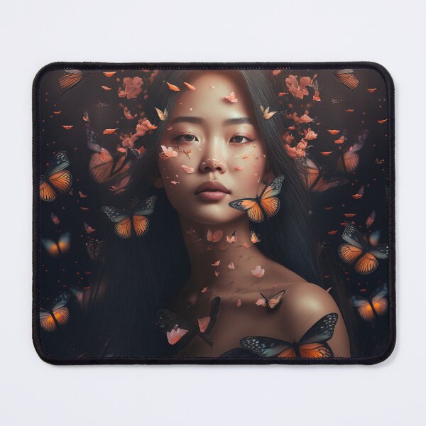 Item preview, Asian Girl in a Butterfly World designed and sold by Juliascutecornr.
