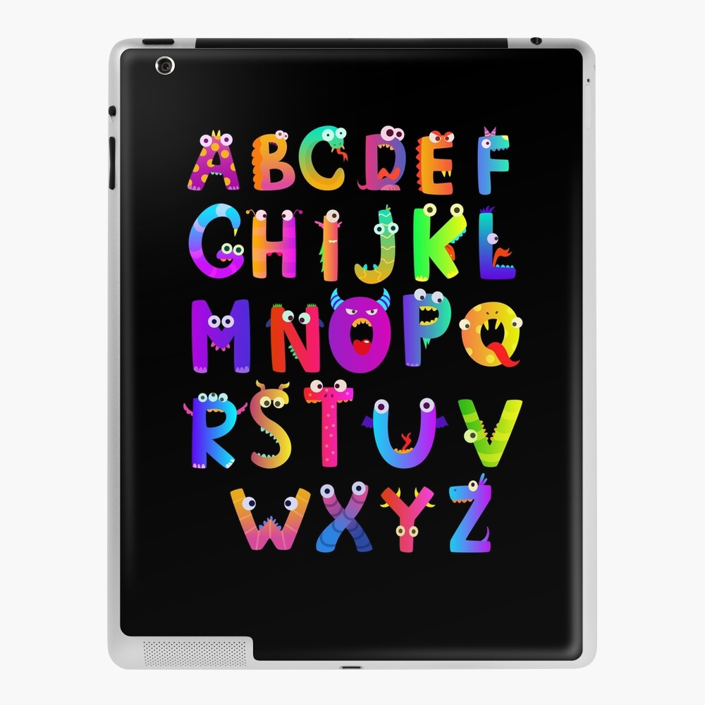 Villain Letter Abc Costume Boys Matching Evil Alphabet Lore | iPad Case &  Skin