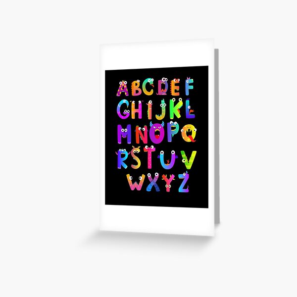 Villain Alphabet Lore Letter For Kids Greeting Card for Sale by MAKE YOUR  LIFE