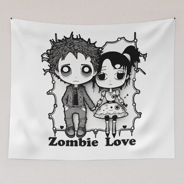 Item preview, Zombie Love Un regalo romántico para el amor nunca muere designed and sold by Delltaman.