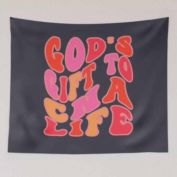 Item preview, Groovy Gods Gift To CNA Life Orange Red Pink designed and sold by PedroStyle.