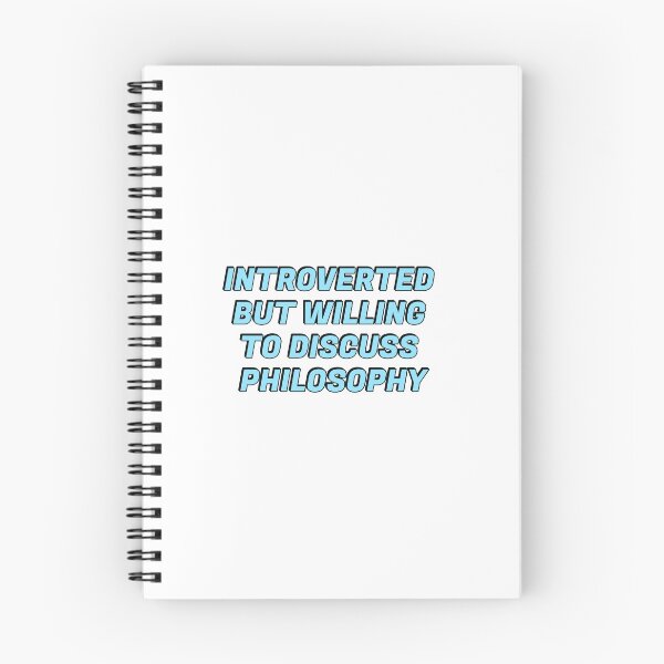 Item preview, Introverted But Willing To Discuss Philosophy  designed and sold by Inspirationmotivation.