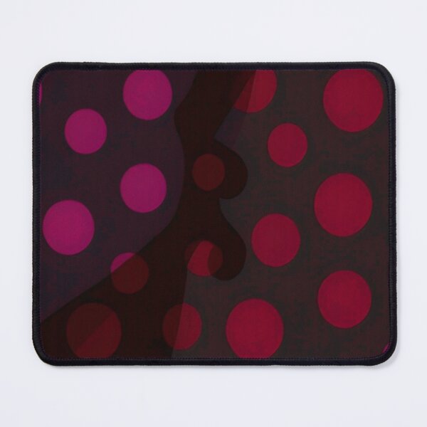 Item preview, Red Dots Black Background Pattern designed and sold by bandjdesigns.