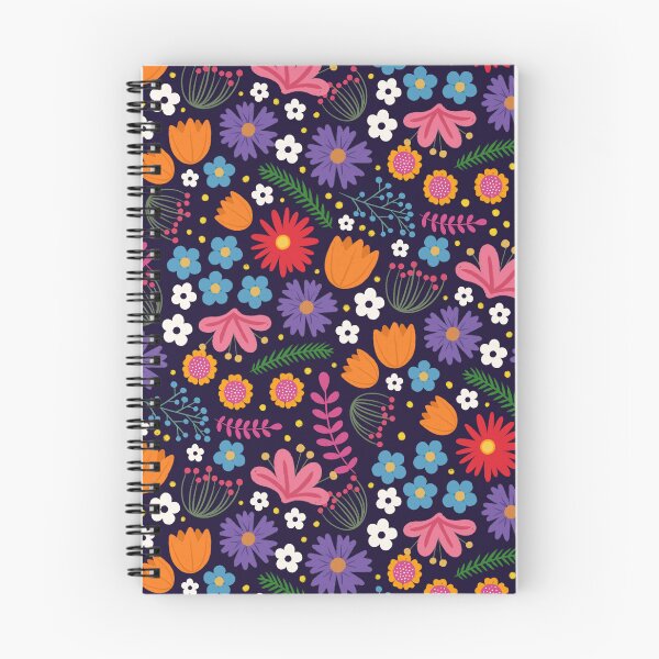 Item preview, Colourful Flowers seamless pattern designed and sold by UnicornParty.