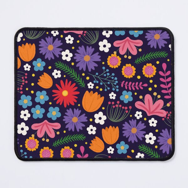 Item preview, Colourful Flowers seamless pattern designed and sold by UnicornParty.
