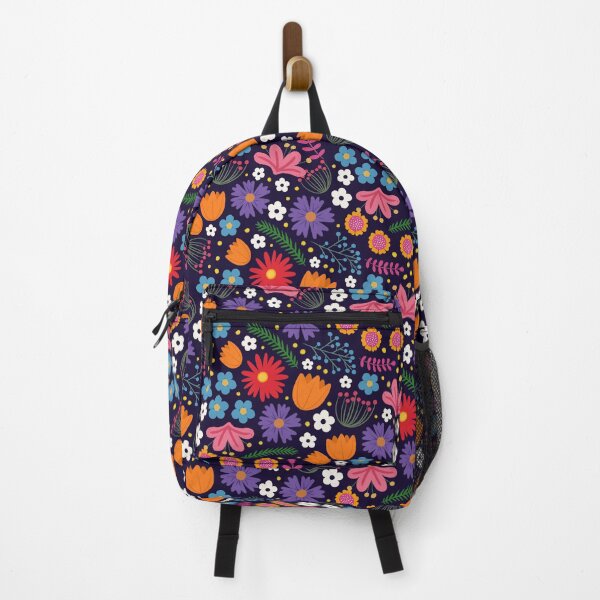 Item preview, Colourful Flowers seamless pattern designed and sold by UnicornParty.