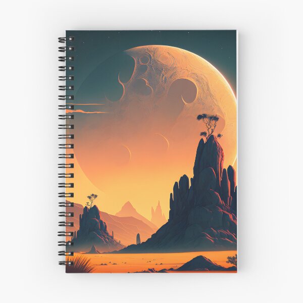 Item preview, Beautiful Desert planet Landscape designed and sold by GigaDesigns.