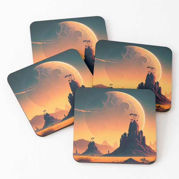 Item preview, Beautiful Desert planet Landscape designed and sold by GigaDesigns.