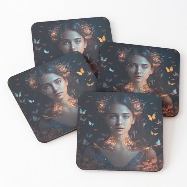 Item preview, Young Girl in a Butterfly World designed and sold by Juliascutecornr.