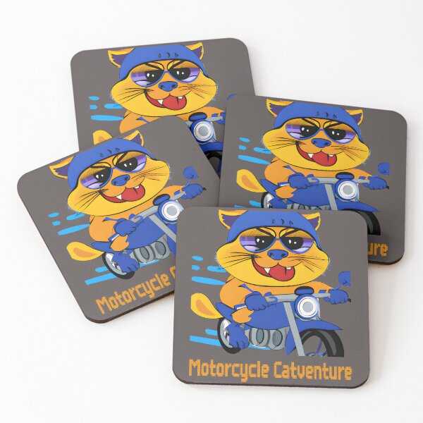 Item preview, Motorcycle Catventure - Funny cat on a motorcycle designed and sold by LV-creator.
