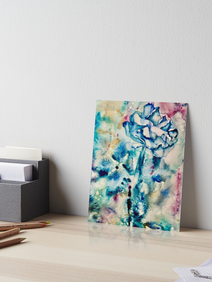 Sacred Heart Watercolor Print - Santa Clara Design