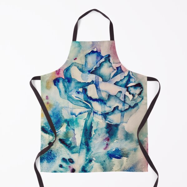 Item preview, Watercolor painting "Winter Rose" variation designed and sold by KatasArt.