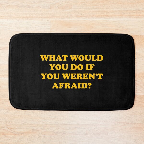 Item preview, What would you do if you weren't afraid - motivational phrases  designed and sold by Inspirationmotivation.