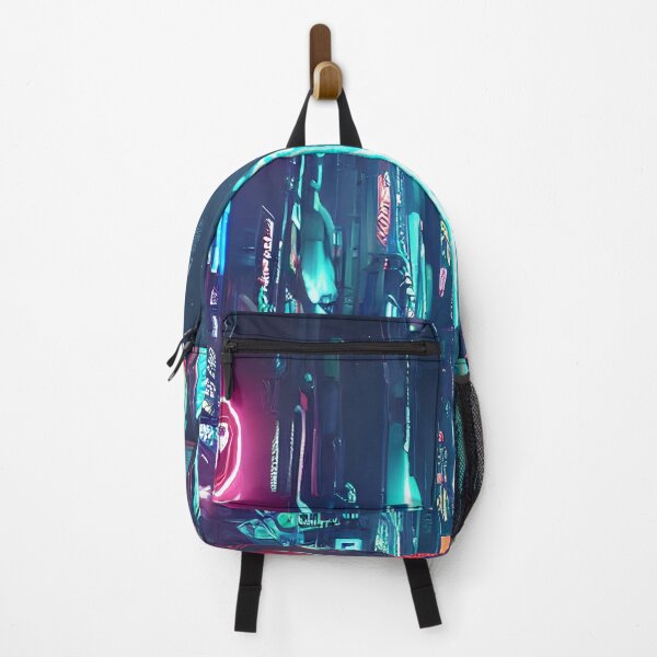Item preview, Cyber city view neon lights in beautiful night designed and sold by vishalraifx.