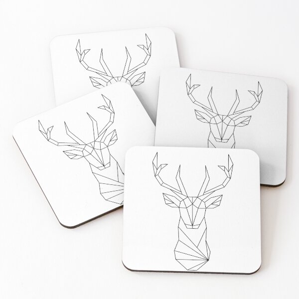 Item preview, Geometric Stag designed and sold by MrsDeeDesigns.