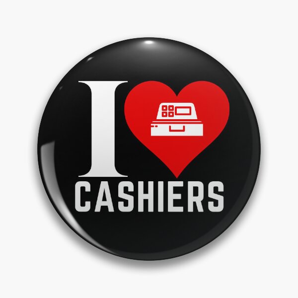 Item preview, I Heart Cashiers I Love Cashiers Checkout Clerk designed and sold by YoungESC.