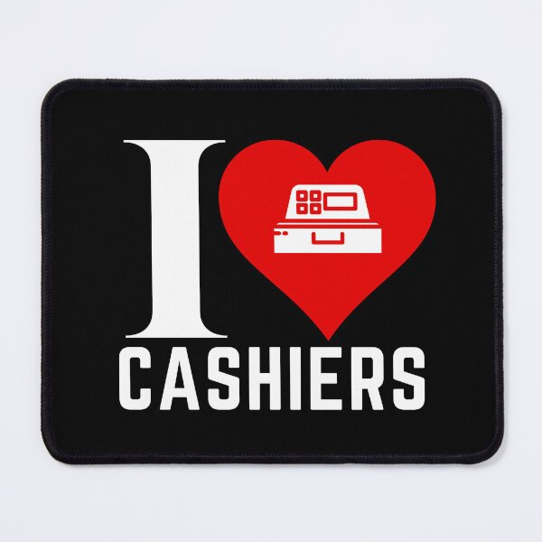 Item preview, I Heart Cashiers I Love Cashiers Checkout Clerk designed and sold by YoungESC.