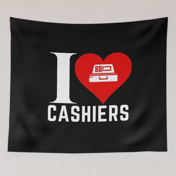 Item preview, I Heart Cashiers I Love Cashiers Checkout Clerk designed and sold by YoungESC.