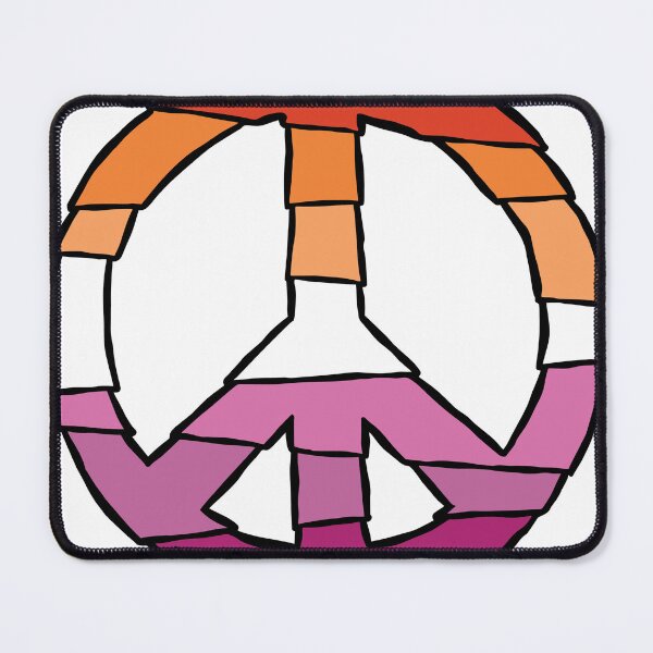 Item preview, peace (lesbian color scheme) designed and sold by baldartist80.