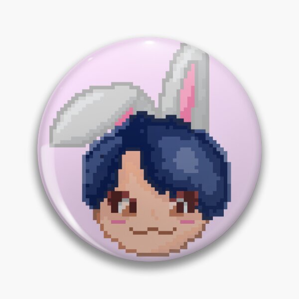 Artikelvorschau, NCT Doyoung Häschen Pixel entworfen und verkauft von yumjaehyun.