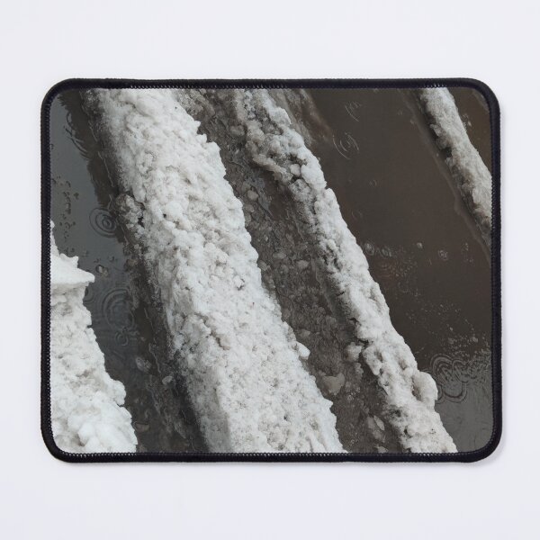 Item preview, Car tracks in snow mirror the rainy sky above designed and sold by tshuki.