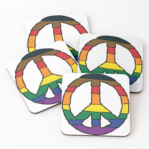 Item preview, peace (pride color scheme) designed and sold by baldartist80.