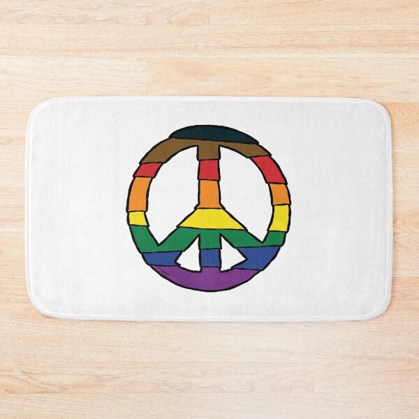 Item preview, peace (pride color scheme) designed and sold by baldartist80.