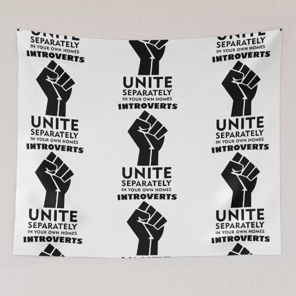Item preview, Introverts Unite Separately In Your Homes designed and sold by UA-Shirts.