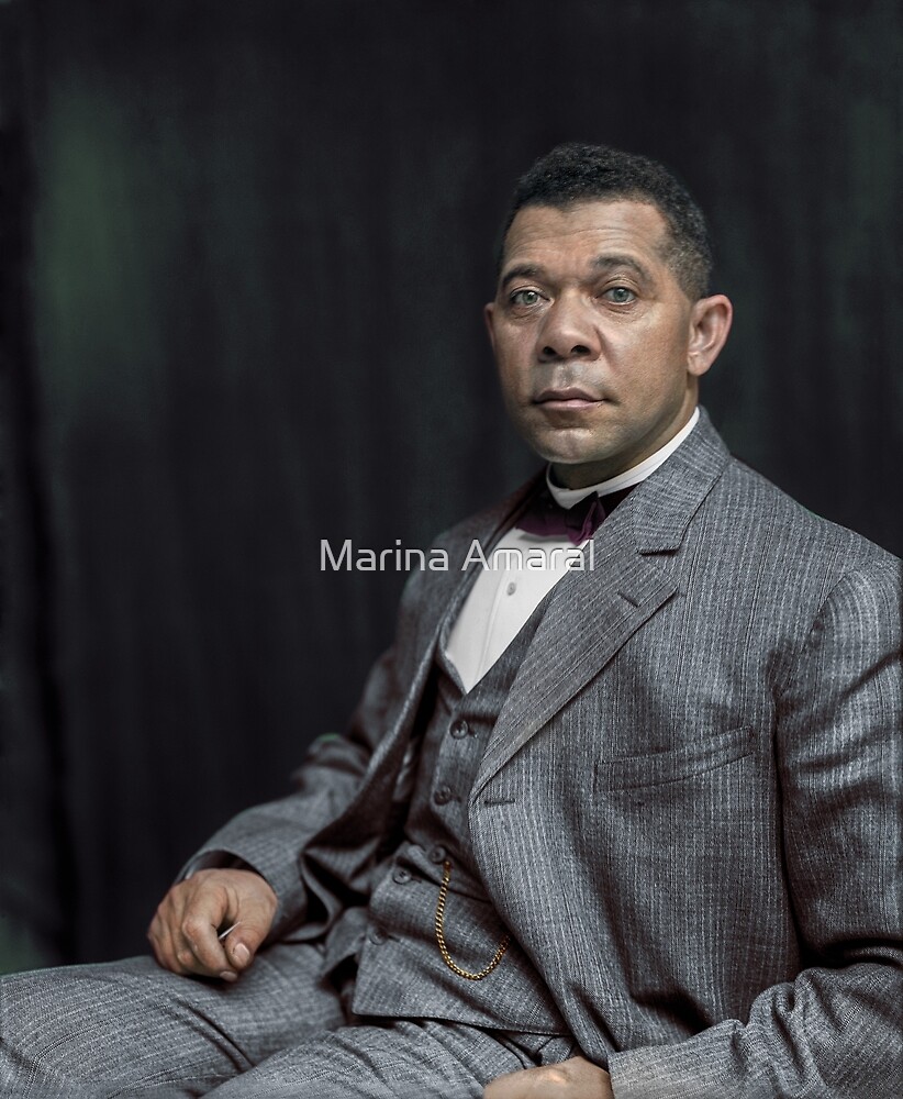 "Booker T. Washington" by Marina Amaral Redbubble