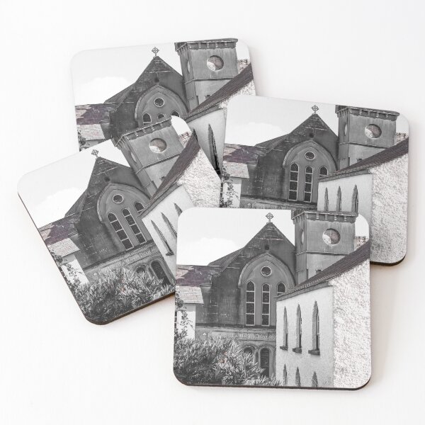 Item preview, Folk Park Church Northern Ireland Vertical bw designed and sold by eddiebarronshop.