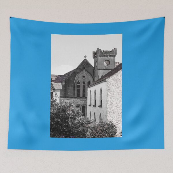 Item preview, Folk Park Church Northern Ireland Vertical bw designed and sold by eddiebarronshop.