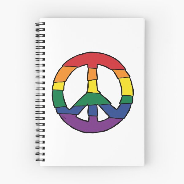 Item preview, peace (pride 6 color scheme) designed and sold by baldartist80.