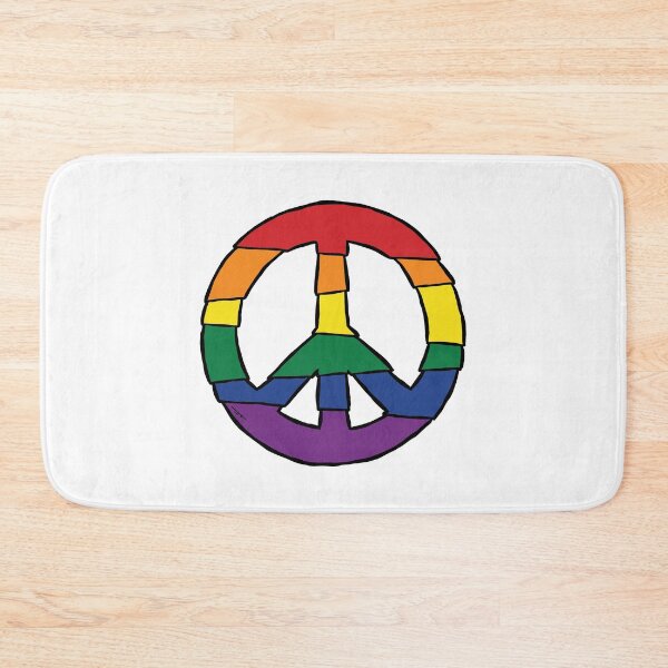 Item preview, peace (pride 6 color scheme) designed and sold by baldartist80.