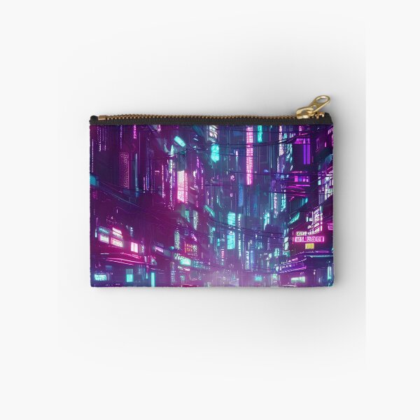 Item preview, Cyber futuristic city view neon lights in beautiful night 6 designed and sold by vishalraifx.